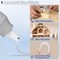 Hot Glue Gun, Fast Preheating Hot Melt Glue Gun with 20 Glue Sticks, Hot Glue Gun Full Size for Making Decoration School DIY Crafts Projects Home Repairs(40W Gray)